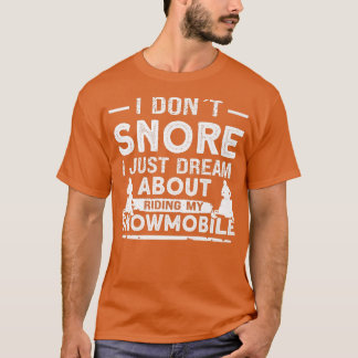 Camiseta Snowmobile Riding Snowmobiler Esportes de inverno