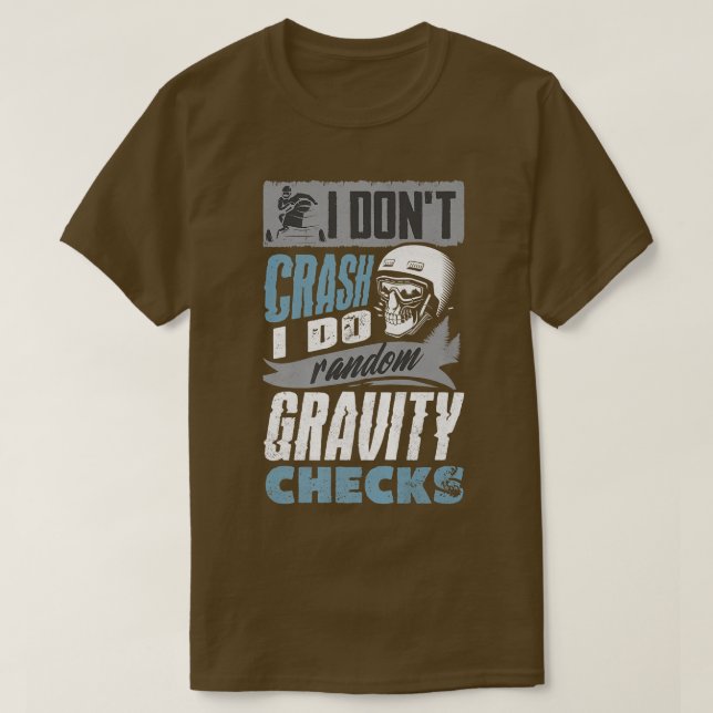 Camiseta Snowmobile Riding Snowmobiling I Do Random Gravity (Frente do Design)
