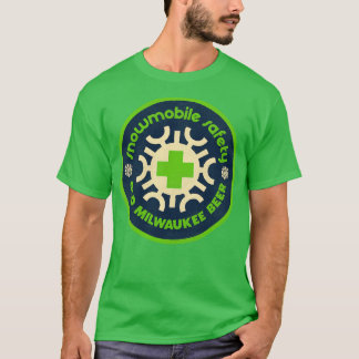 Camiseta Snowmobile Safety Retro 70s Old Milwaukee