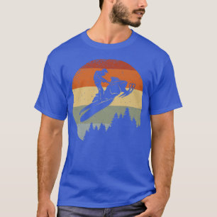 Camiseta Snowmobile Silhouket Sports Ice Snow Winter