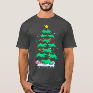 Camiseta Snowmobile Sled Árvore De Natal Xmas Para Snowmobi