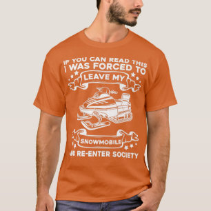 Camiseta Snowmobile Sleding Máquina de Neve de inverno Snow