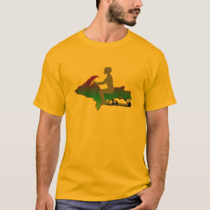 Camiseta Snowmobile superior da península