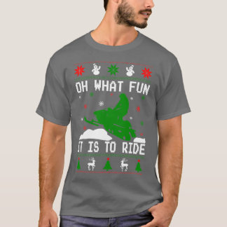 Camiseta Snowmobile Ugly Christmas