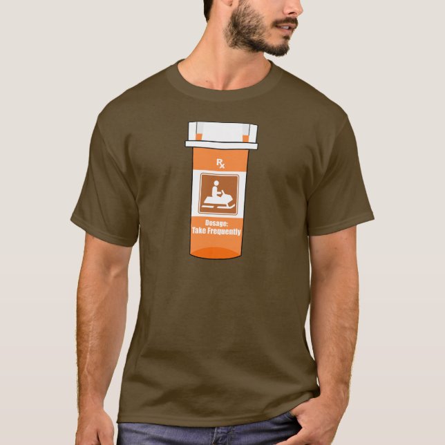 Camiseta Snowmobiling Is My Drug (Frente)