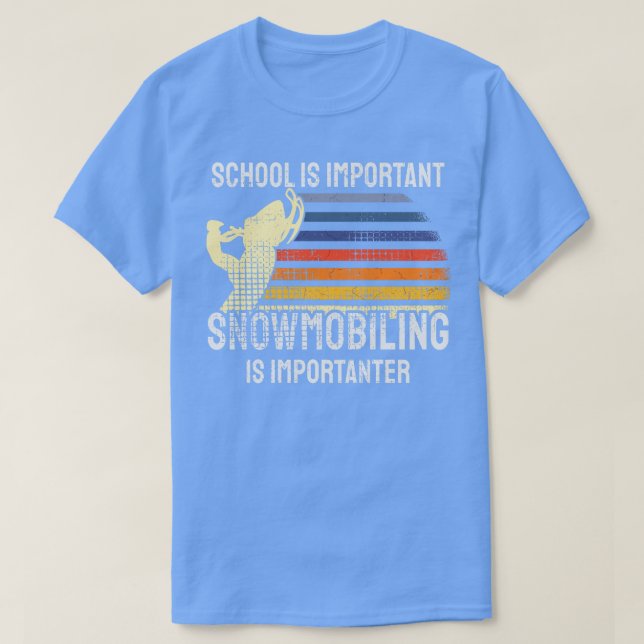 Camiseta Snowmobiling Snowmobile 4 (Frente do Design)