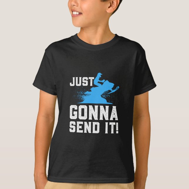 Camiseta Snowmobiling - Vou Enviá-La (Frente)