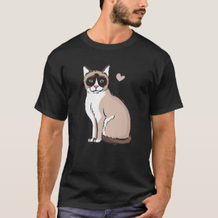 Camiseta Snowshoe Cat Engraçado