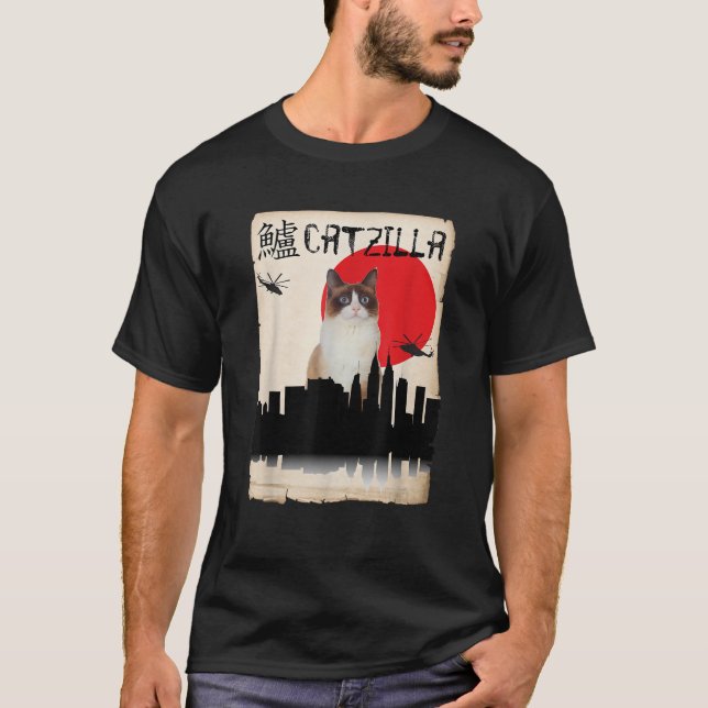 Camiseta Snowshoe Catzilla  (Frente)