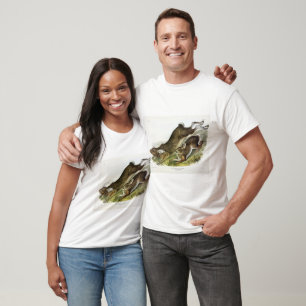 Camiseta Snowshoe Hare, verão (Norte Hare) de Audubon