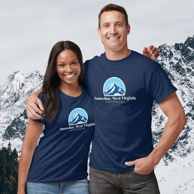 Camiseta Snowshoe West Virginia ski resort souvenir dom (Criador carregado)
