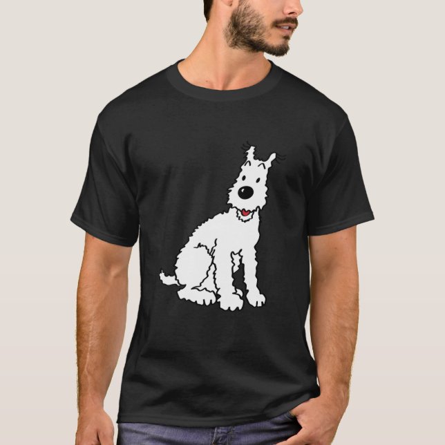 Camiseta Snowy dog Tin Tin (Frente)