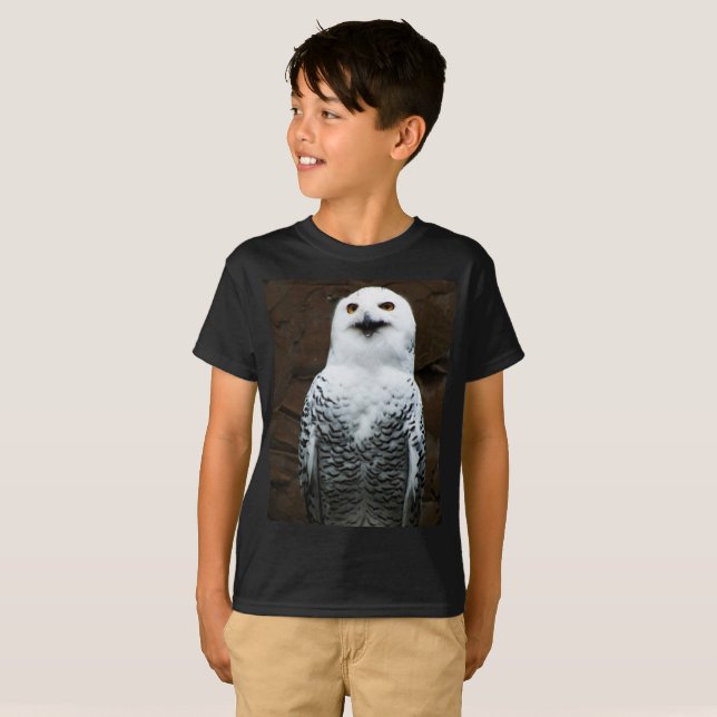 Camiseta Snowy Owl bccnm (Frente Completa)