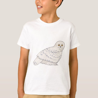 Camiseta Snowy Owl bird species wildlife art