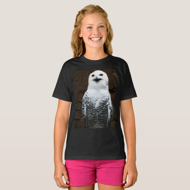 Camiseta Snowy Owl gcna (Frente Completa)