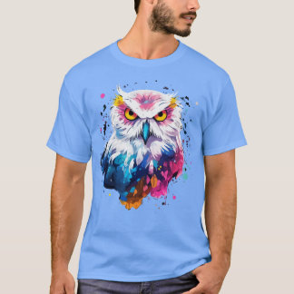 Camiseta Snowy Owl Smiling