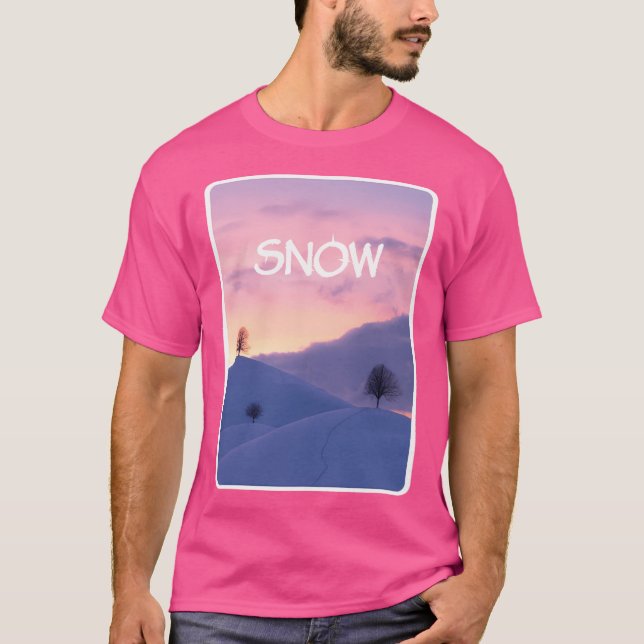 Camiseta Snowy Sunset Ativo (Frente)