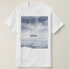 Camiseta Snowy winter landscape