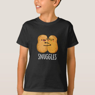 Camiseta Snuggets Engraçado Casal Nugget Pun Dark BG