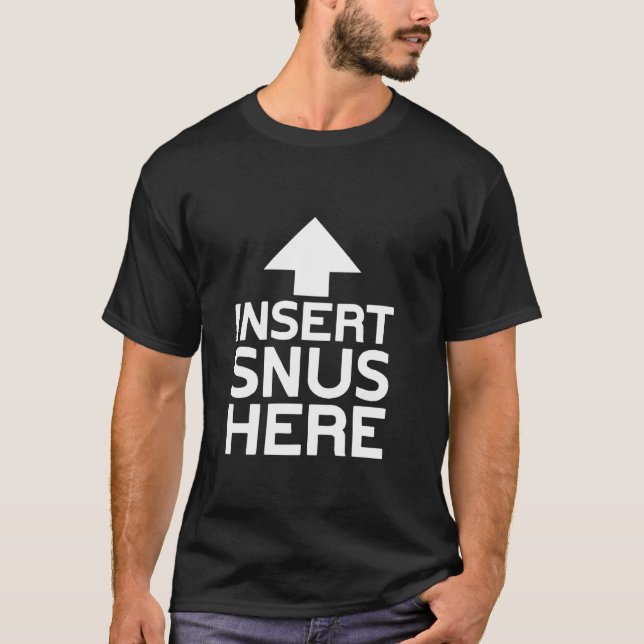 Camiseta Snus Inserir Snus Sueco (Frente)