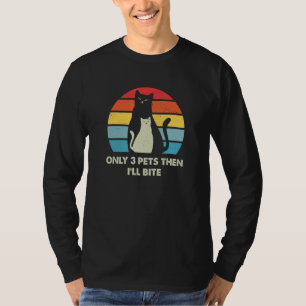 Camiseta Só 3 animais, depois vou morder gajos...