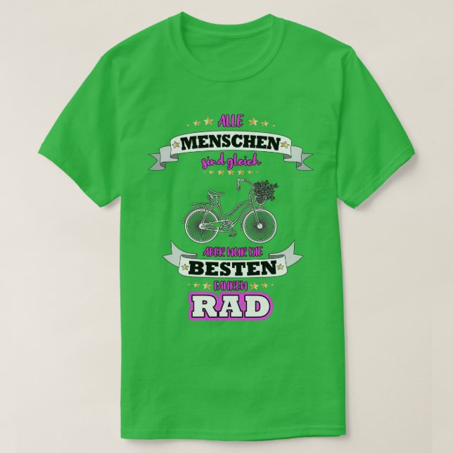 Camiseta Só a melhor ideia de andar de bicicleta (Frente do Design)