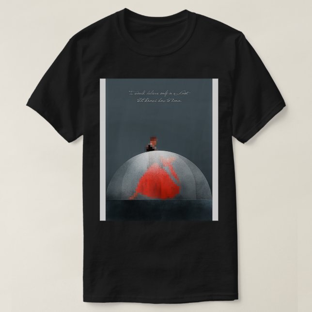 CAMISETA SÓ ACREDITO EM UM DEUS QUE SABE DANÇAR (Frente do Design)