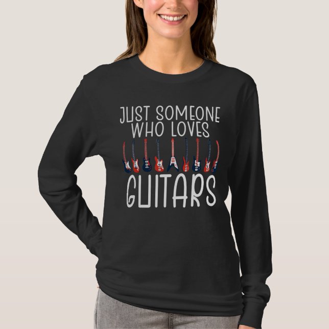 Camiseta Só alguém que ama guitarras 4 (Frente)