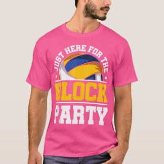 Camiseta Só Aqui Para A Festa De Voleibol