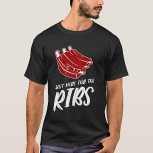 Camiseta Só Aqui Para As Costelas, Barbecue Grill Grillin