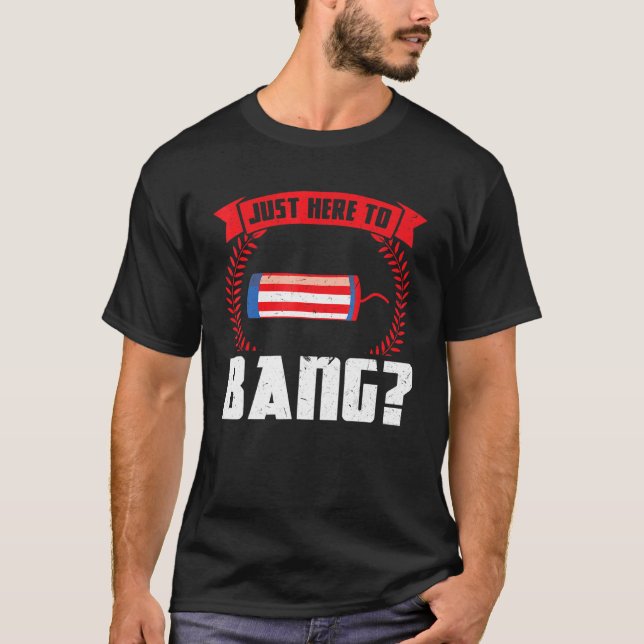 Camiseta Só Aqui Para Bang America Firework 1 (Frente)