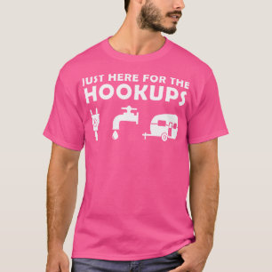 Camiseta Só Aqui Para O Acampamento Engraçado De Acampament