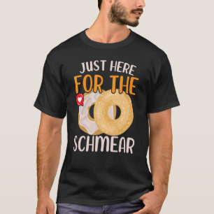 Camiseta Só Aqui Para O Pão De Foodie De Comida De Saco De 