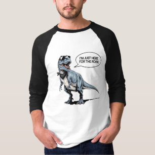 Camiseta Só aqui para o Raio - Dinossauro Retroativo