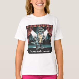 Camiseta Só aqui para o Raio - Dinossauro Retroativo