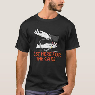 Camiseta Só aqui para o Rece de Casamento de Festa de casam