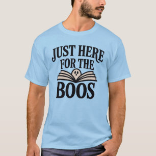Camiseta Só Aqui Para Os Boos, Sobre O Livro De Halloween