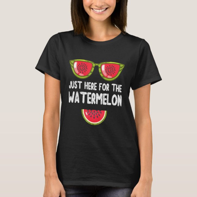 Camiseta Só Aqui Para Os Homens Melões De Melão De Watermel (Frente)