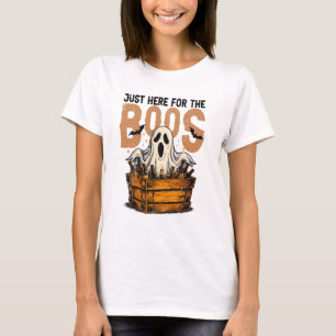 Camiseta Só Aqui para os Vaias de Halloween
