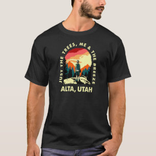 Camiseta Só As Árvores Eu E O Breeze Alta Caminhando Oi Uta