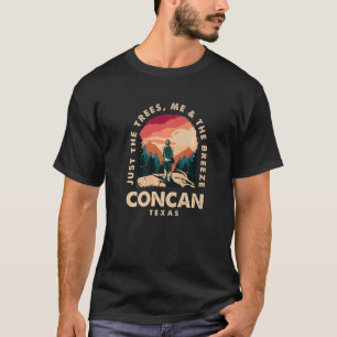 Camiseta Só As Árvores Eu E O Breeze Concan A Caminhar No T