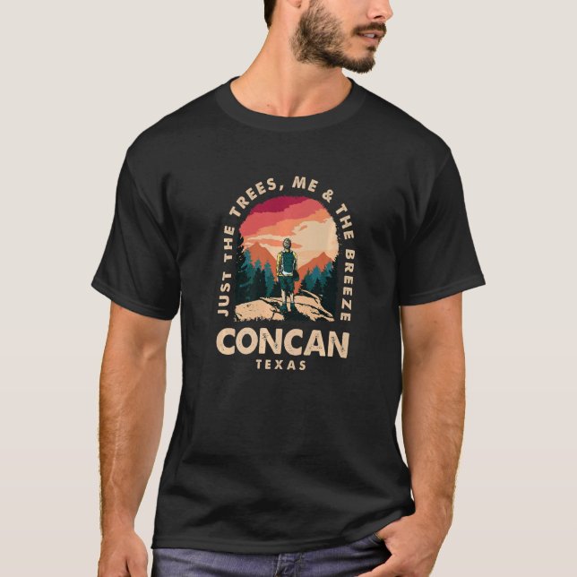 Camiseta Só As Árvores Eu E O Breeze Concan A Caminhar No T (Frente)