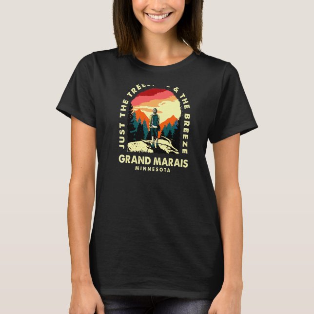 Camiseta Só As Árvores Eu E O Grande Marais De Breeze (Frente)