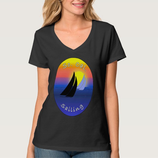 Camiseta So Cal Sailing Printed On Back (Frente)
