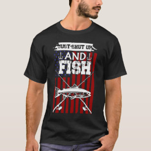 Camiseta Só Calar a Boca e Pescar