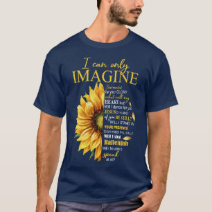 Camiseta Só consigo imaginar a fé cristã de Jesus católico