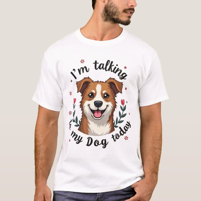Camiseta Só conversa de cães (Frente)