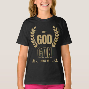 Camiseta Só Deus pode me julgar pela Bíblia