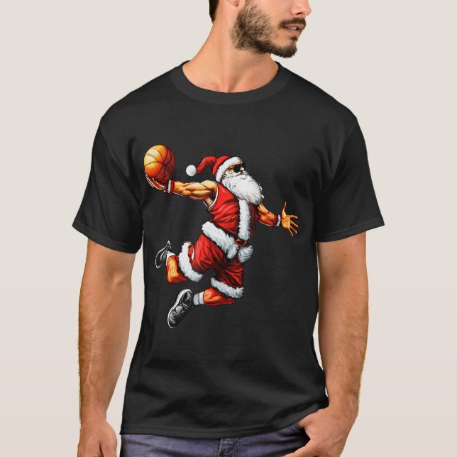 Camiseta Só Dobra-Te A Árvore De Natal De Papai Noel (Frente)