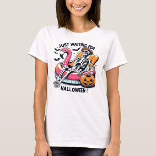 Camiseta Só Esperando Design Halloween